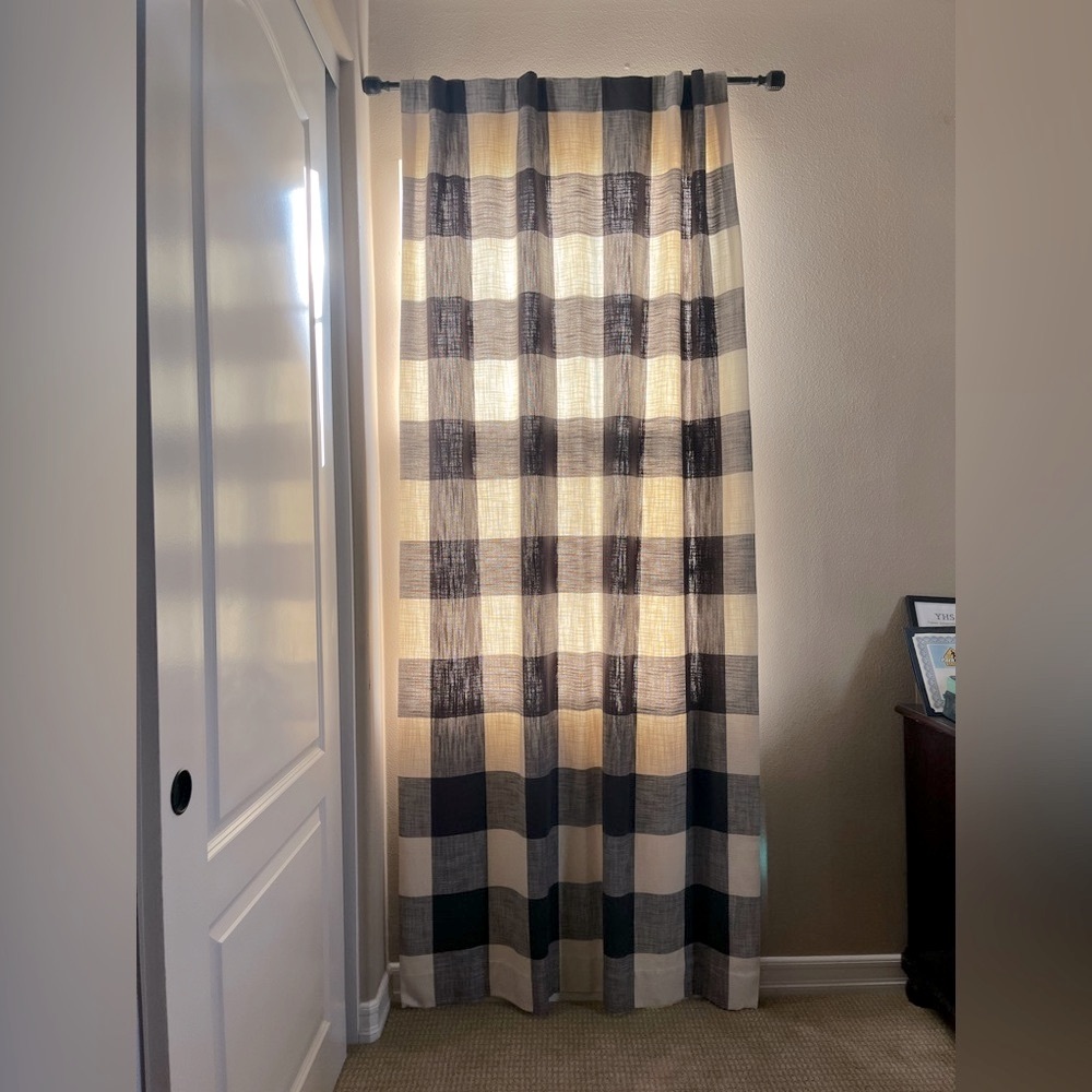 Bryce Buffalo Check Curtain UNLINED